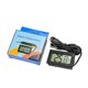 thumbnail image 2 of Paquete de 2/4 termómetros digitales LCD con sonda de sensor impermeable para frigorífico, 4 unidades, color blanco y negro, 2 of 5