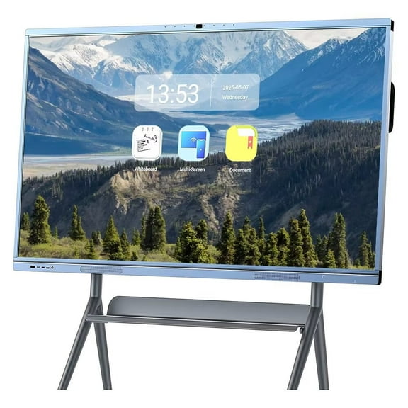 JYXCN 4K Smart Board 65 Inch All-in-One Touch Screen Interactive Whiteboard with Dual System & Cloud Sharing for Classroom, Office & Presentations​ Smart TVs
