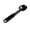 Black, variant on Suodoka Portable 500g/0.1g Electronic LCD Digital Kitchen Food Scale with Measuring Spoons, Highly Precise Sensitive Cooking Tool for Baking, White Color (8.94 inches / 22.7 cm)