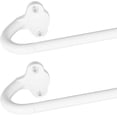 2 Pack Adjustable Curtain Rods 28-48 Inch, Metal Wrap Around Drapery ...