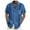Blue #04, variant on Lumtrix Mens Shirt Guayabera Cuban Short Sleeve Button Down Summer Beach Hippie Shirts Blue L