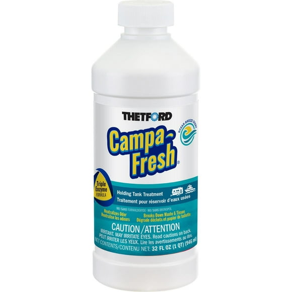 Thetford Campa-Fresh® Ocean Breeze 32 oz bottle liquid holding tank treatment, CAMPA-FRESH OCEAN BREEZE 32OZ
