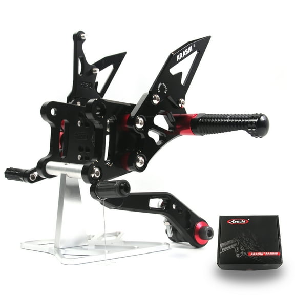 Arashi (Version 2.0) Rearsets for Suzuki GSXR1000 GSXR1000R GSXR1000X 2017 - 2023 2018 2019 2020 2021 2022 ABS Motorcycle Accessories Adjustable Footrests Foot Pegs GSX-R 1000 GSX-R1000R Black