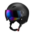 thumbnail image 2 of Casco para deportes de nieve, gafas protectoras, casco de esquí de seguridad para en patineta M negro, 2 of 8