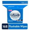 Cottonelle Flushable Wet Wipes for Adults, 1 Refill Pack, 168 Flushable Wipes