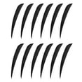 thumbnail image 2 of relayinert 12pcs 3inch Turkey Feathers Fletchings Vanes Black 3 Inch 1Set, 2 of 6