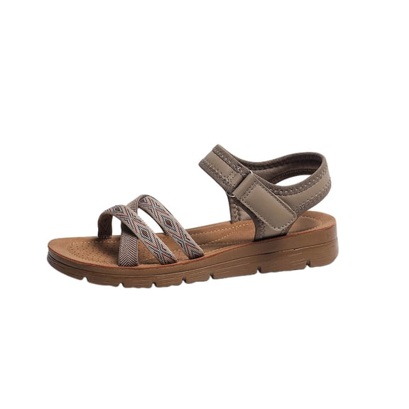 ShiShine Womens Sport Sandals Strappy Hook and Loop Arch Support Cushioned Comfort Casual Trail Summer Sandals