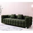 thumbnail image 1 of Couches for Living Room 80 inch,Granular fleece fabric Modern Love Seats Sofa, Upholstered 3-Seater Loveseat w/Armrest for Bedroom, Apartment, Home Office, 1 of 5