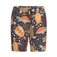 thumbnail image 3 of Picia Turtles and Sea Plants Pajama Shorts for Men, Men's Pajama Bottoms, Sleepwear,Short Pajama Pants-3X-Large, 3 of 9