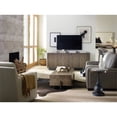 thumbnail image 3 of Bowery Hill Modern Accent End Table in Black and Washed Brass, 3 of 4