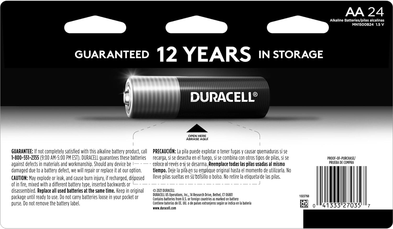 Duracell Coppertop AA Batteries with Power Boost Ingredients & Long-lasting Power - For Toys, Remote Controls, Torch, Calculator, Clocks, Radios, Wireless & Keyboards - 24 Batteries/pack - Pack of 4