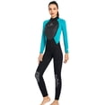 thumbnail image 2 of Traje de neopreno de 3 mm para mujer traje de buceo de cuerpo completo para esnórquel surf, 2 of 7