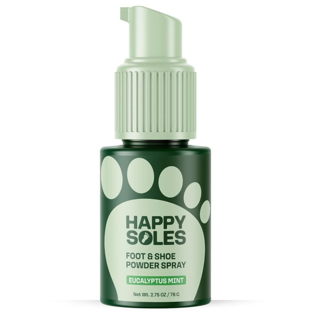 Spray desodorante para pies y calzado HAPPY SOLES Eucalipto y menta