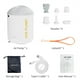 thumbnail image 4 of Inflador eléctrico Irfora Bomba de aire inalámbrica Compresor de aire eléctrico portátil Bomba de inflado y desinflado con 5 boquillas Luz LED para piscina de inflado Colchón de aire Colchón de aire, 4 of 5