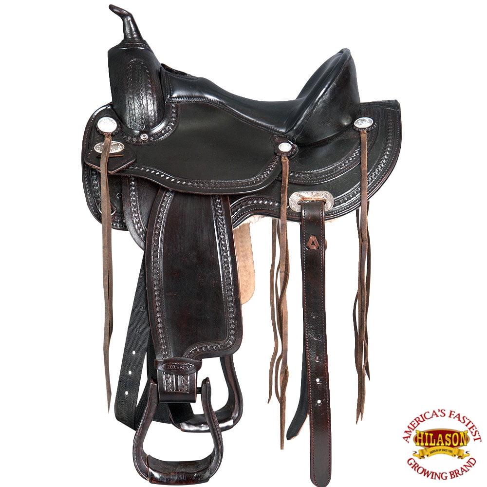 Details about   All Purpose Genuine Leather Treeless Bareback Horse Tack Saddle Size-14"-18" 