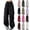 36# Black, variant on Cargo Pants Women High Waisted Wide Leg Baggy Parachute Pants Y2k Streetwear Casual Loose Fit Hiking Pant Black S