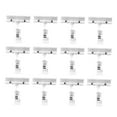 thumbnail image 5 of MERRYHAPY 25Pcs Double Clip Stall Clips for Retail Use 11X8CM, 5 of 8