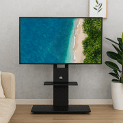 Proman Products The Panamera TV Stand - Adjustable Mount - Black
