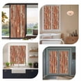 thumbnail image 7 of Orange Abstract Window Privacy Film,Vintage Geometric Gradient Oil Painting Modern Static Cling UV Sun Blocking Heat Control Window Tint Day and Night,Non-Adhesive One Way Privacy Cover 17.7''x78.7'', 7 of 7