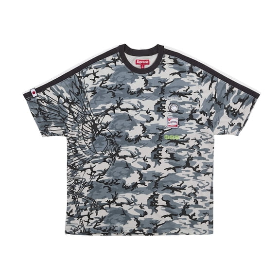 Supreme Men's Crane S/S Top White Camo, from StockX