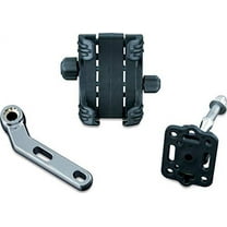 Kuryakyn 1788 Motorcycle Accessory: Clutch/Brake Perch Mount Tech-Connect Cradle GPS Device/Phone Holder Mounting Kit, Standard, Chrome