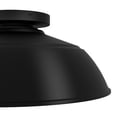 thumbnail image 4 of Hunter - Mill Valley 1-light Matte Black,  , Dimmable, Transitional Style, Bell Shaped, for Bedrooms, Bathrooms - 46003, 4 of 7
