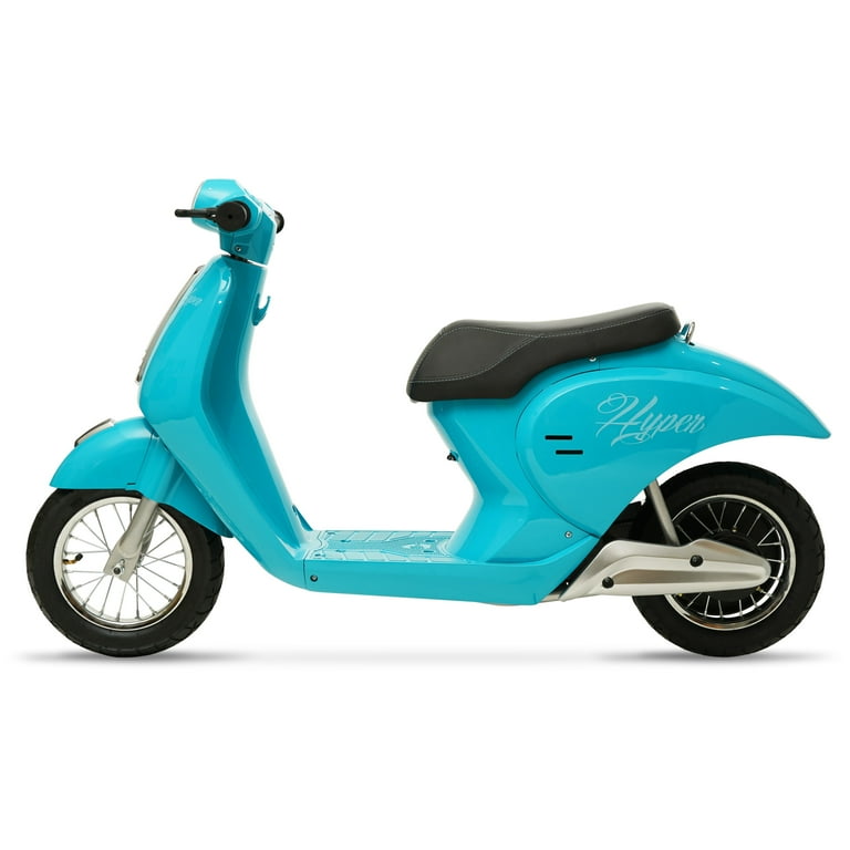 24 Volt Hyper Retro Scooter, Blue, Battery Powered Electric Scooter Easy Twist Throttle - Walmart.com
