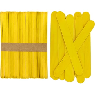 90-Pack Jumbo 8-Inch Natural Wood Craft Sticks - For DIY, Waxing, Plant Labels, Ice Cream