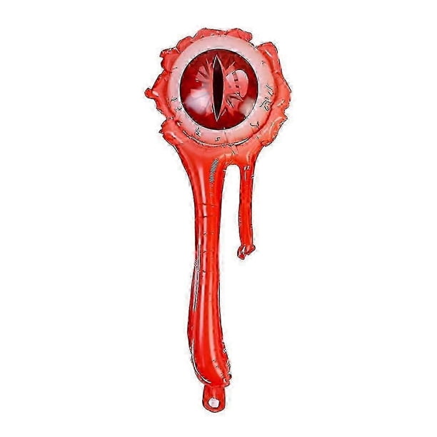 2026 Halloween Eyeball Ghost Inflatable Stick Horror Party Decorative Balloons For Children Girls Boys Birthday Party Decor