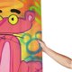 thumbnail image 3 of Cortina de ducha con diseño de pantera rosa, diseño de dibujos animados, con 12 ganchos, impermeable, lavable, de poliéster, para decoración del baño, 60 x 72 pulgadas, de hierro, 3 of 8