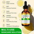 thumbnail image 3 of Vitamin E Oil for Scars, Organic, Repair Dry, Damaged Age Spots & Wrinkles. Boost Collagen for Moisturized, Youthful-looking Skin- 60ml, 3 of 9
