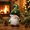 Green, variant on Christmas Gnome Figurine Red Hat Dwarf Elderly Decor Window Display,Red