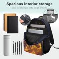 thumbnail image 5 of Aplkyhs School Backpack for Boys Girls Ages 6-18 Ergonomic Padded Straps Large Multi-Compartment Bookbag for Elementary Middle High School Use Fire Baseball Player, 5 of 7