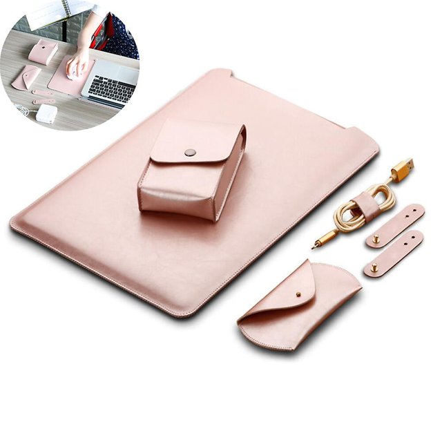 Nueva funda para portátil para Macbook/air/pro/chromebook de 13,3 pulgadas (oro rosa)