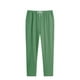 thumbnail image 2 of Pantalones largos para hombre, color liso, informales, a la moda, con cintura elástica, holgados, de pierna ancha, rectos, de poliéster, 2 of 6