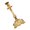 Gold, variant on Misright Ornate European Metal Candle Holders With Engraved Pattern For Centerpieces