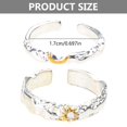 thumbnail image 5 of CIYISON Stainless Steel Sun Moon Rings for Couples Simple Elegant Love Rings Jewelry, 5 of 14