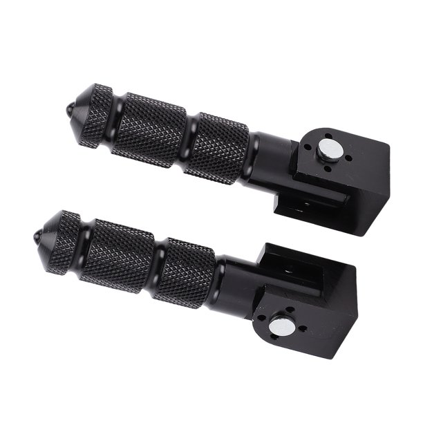 Clavija De Pie De La Motocicleta, 2 Piezas De Aluminio Pedales De Aluminio RESTERA FIETO Universal 90 Grados Pequeño Plegable Pasajero Pequeño Pedal De Motocicleta Plegable