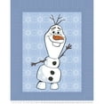 thumbnail image 2 of Springs Creative Blue, White Frozen Polyester Throw, 55" x 43", 2 of 4