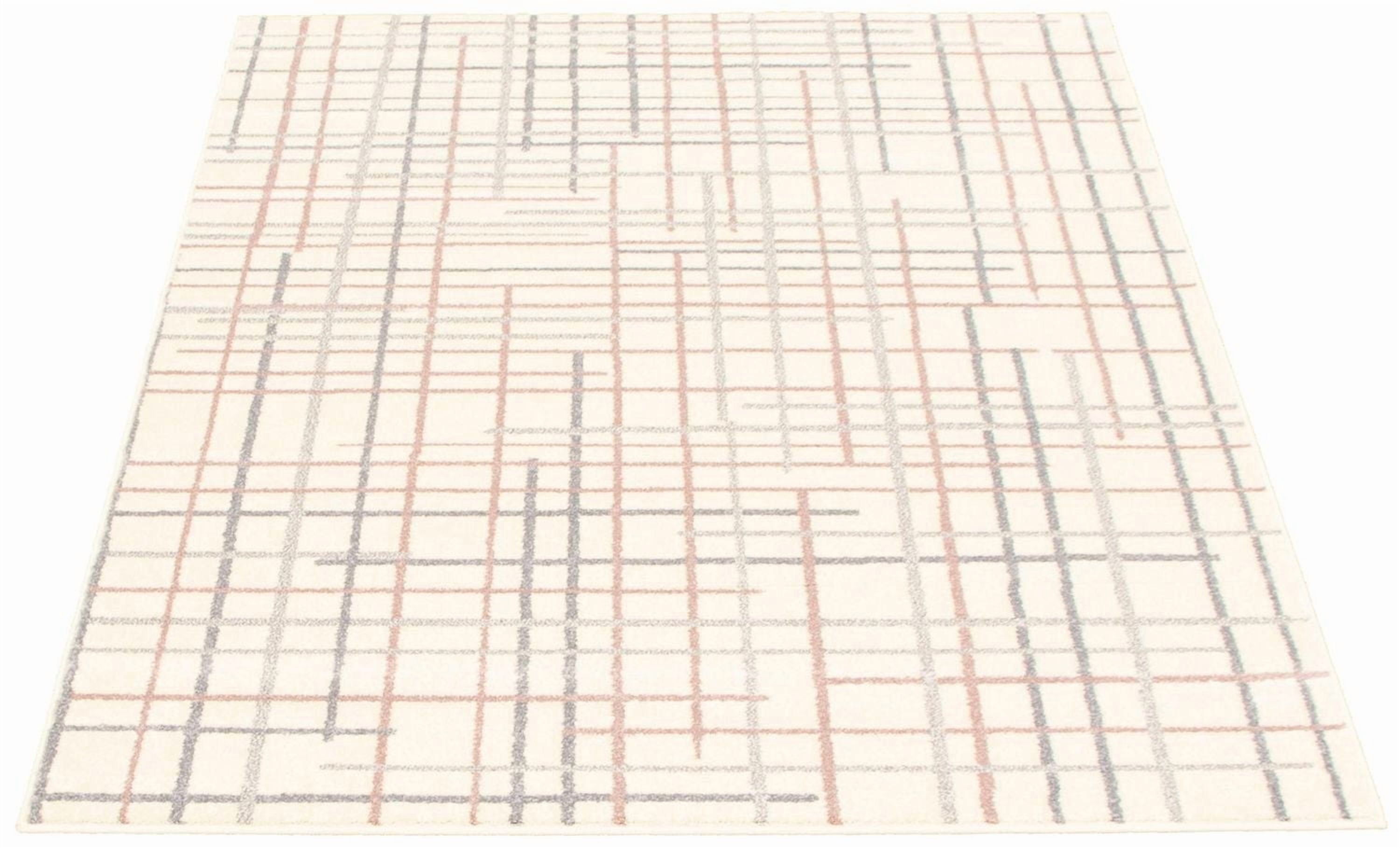 ECARPET Abstract Striped Area Rug, Modern Indoor Carpet Tessa Collection