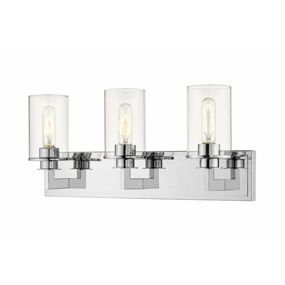Z-Lite Savannah 3 Light Vanity in Chrome