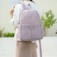 thumbnail image 2 of MKF Collection Tatum Women Backpack, Nylon Bookbag Purse Handbag Fashion Travel Daypack Bag by Mia K - Black, 2 of 8