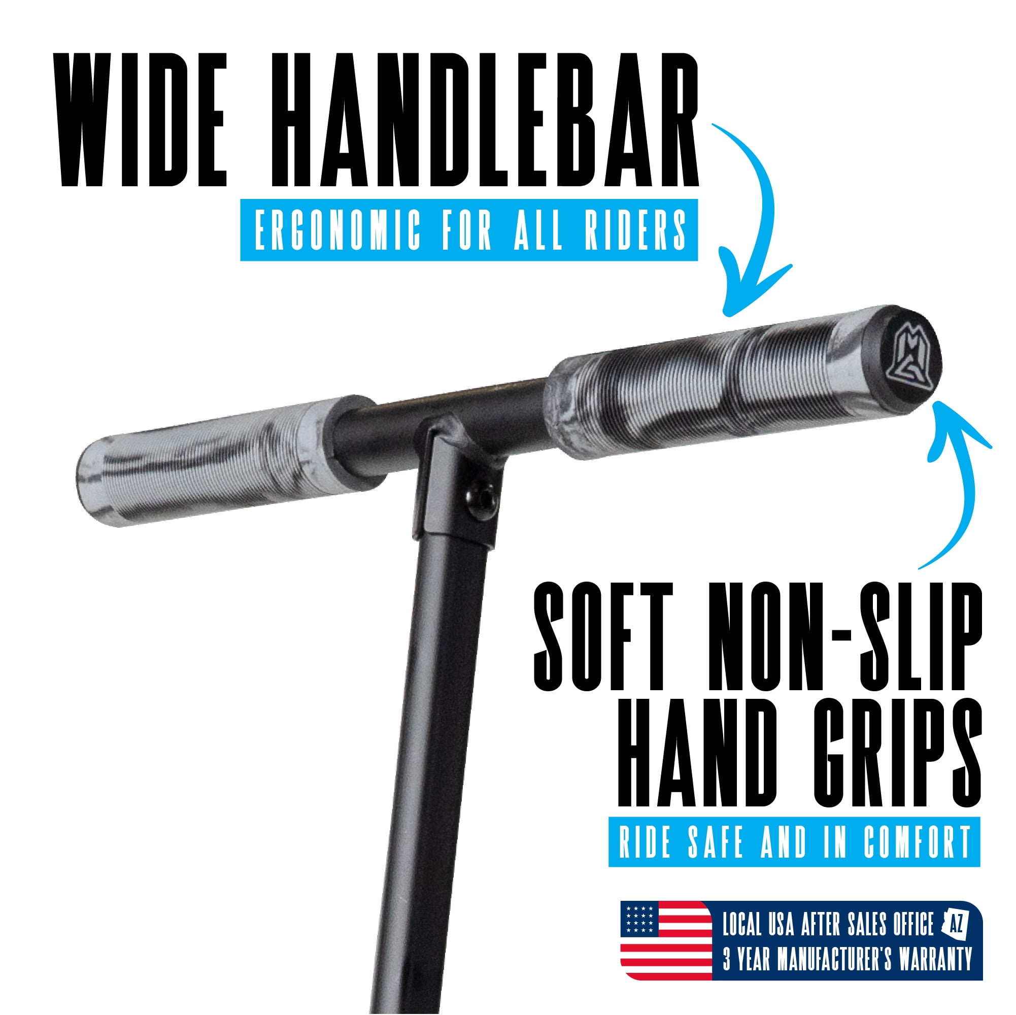 Madd Gear Carve Kruzer 200mm Commuter Scooter - Easy Folding - Height Adjustable for Teens & Adults