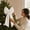White, variant on Large Velvet Christmas Bow, 17.72 x 33.46 inch Extra Long Wreath Bow with Long Streamers, Oversized Holiday Tree Decoration for Front Door and Party, Green