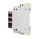 thumbnail image 4 of Voltímetro digital trifásico LED modular para riel DIN, medidor de voltaje CA 80-500 V, 4 of 4