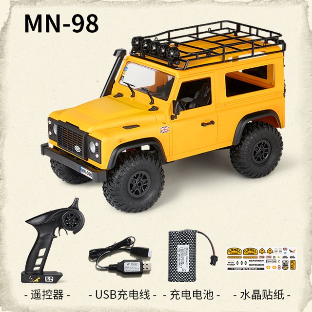 2,4 g 4WD Échelle 1:12 Modèle MN99S Version RTR WPL Voiture RC et Pièces de Remise à Neuf de Voiture MN99S D90 Defender Pickup Camion Télécommandé Jouets