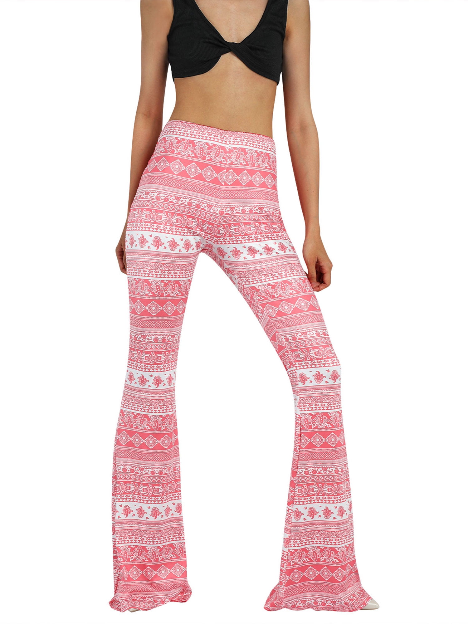 wsevypo Women's Bootcut High Waisted Yoga Pants Sunflower Print Wide