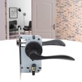 thumbnail image 1 of Passage Handle, Easy Installation Door Interior Handle With Lock For Bedroom, 1 of 8