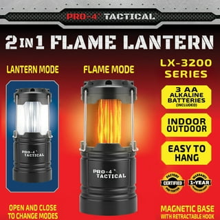 Atomic Beam Battery Operated LED Lantern With Magnetic Bottom and hook