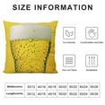 thumbnail image 6 of Nawypu Beer Throw Pillow Covers Decorative Couch Pillow Cover Soft Cushion Covers Cases Modern Home Decor for Couch Sofa Bed 2pc, 6 of 6